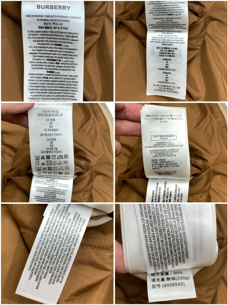 Bv*b*rry down jackets